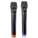 Lenco MCW-020BK - Set mit 2 kabellosen Mikrofonen *