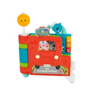Fisher-Price HCL07 - Riesen Sitz&amp;Steh Erlebnisbuch, elektronisches Lernspielzeug und Aktivit&auml;tszentrum f&uuml;r Babys und Kleinkinder, Babyspielzeug ab 6 Monaten