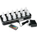 Duni LED-Set Lichter Mehrfarbig Wiederaufladbar 12...