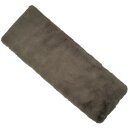 Derhy Damen Schal Derniere, Felloptik, kuschelig weich, beige (light grey)