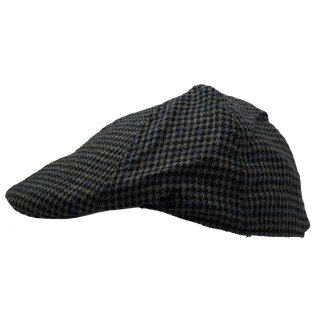 s.Oliver Herren Schieberm&uuml;tze mit Pepitamuster, Gr. 58, grau (grey/black check 97N1)