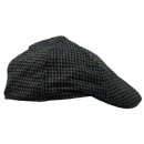 s.Oliver Herren Schieberm&uuml;tze mit Pepitamuster, Gr. 58, grau (grey/black check 97N1)
