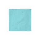 Duni Zelltuchservietten 33 x 33 cm 3-lagig 1/4 Falz 250 St&uuml;ck mint blue