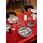 Duni Dunicel&reg; Tischdecke Tischdeckenrolle, Rot, 1,18m x 25m