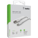 Belkin USB-C/USB-A Kabel PVC, 1m, wei&szlig;
