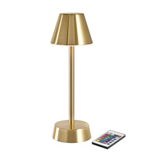 Duni LED Lampe kabellos Zelda 10,3cm(D) x 32cm(H) Messing