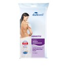 Duni Einmal Waschhandschuhe sensitiv 15 x 22 cm Wei&szlig;