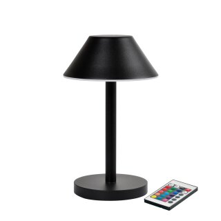 Duni LED Lamp Cordless Zelda Midi 21,5 x &Oslash; 12 cm 14 Std. Schwarz