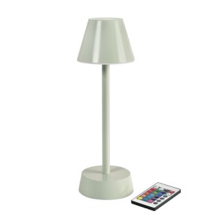Duni LED Lampe kabellos Zelda 32 x &Oslash; 10,3 cm 14 Std. Gr&uuml;n