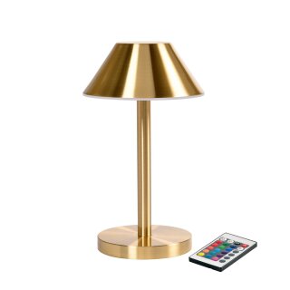 Duni LED Lamp Cordless Zelda Midi 21,5 x &Oslash; 12 cm 14 Std. Gold