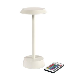 Duni LED Lampe kabellos Nour 26,3 x &Oslash; 11,9 cm 14 Std. Sand