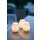 Duni LED-Kerzenhalter Tropical 10,3 x &Oslash; 8,5 cm Wei&szlig;