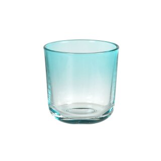 Duni Kerzenhalter Ouri 78,5 x 78 Mint Blue - 12 St&uuml;ck