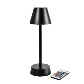 Duni LED Lampe kabellos Zelda 10,3cm(D) x 32cm(H) schwarz - 6 St&uuml;ck