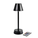 Duni LED Lampe kabellos Zelda 10,3cm(D) x 32cm(H) schwarz...
