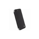 Krusell Flip- / Book-Cover Boden f&uuml;r Apple iPhone 6/6S Plus, Vorderseite schwarz, R&uuml;ckseite transparent