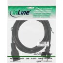 InLine&reg; Netzkabel 16A, Schutzkontakt gerade auf Kaltger&auml;testecker IEC320/C19, 2m