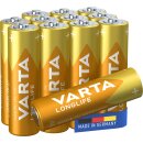 VARTA LONGLIFE Batterie AA LR6 Mignon 12er Big Box