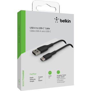 Belkin USB-C/USB-A Kabel PVC, 1m, schwarz