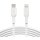 Belkin Lightning/USB-C Kabel PVC, mfi zertifiziert, 1m, wei&szlig;