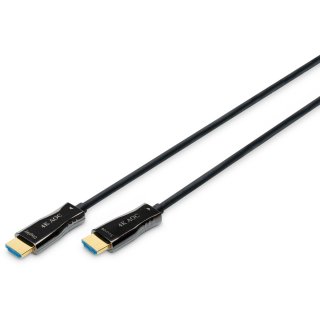 DIGITUS HDMI AOC Hybrid LWL Kabel, UHD 4K, Typ-A St/St, 10m
