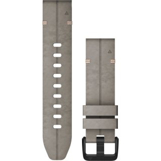 Garmin Ersatzarmband QuickFit20 Velourleder Grau/Grau