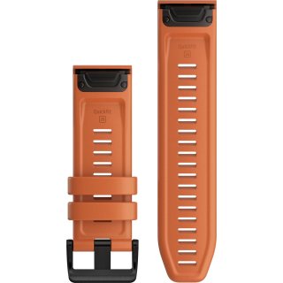 Garmin Ersatzarmband QuickFit 26mm Silikon Orange/Schiefergrau