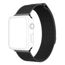topp - Armband Apple Watch 42/44 mm, Mesh, black