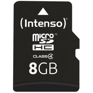 Intenso 8GB microSDHC Class 4 + SD-Adapter
