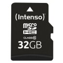 Intenso 32GB microSDHC Class 10 + SD-Adapter