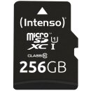 Intenso 256GB mircoSDXC Class10 UHS-I Premium + SD-Adapter