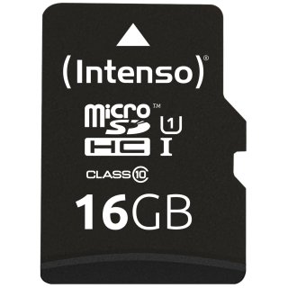Intenso 16GB microSDHC Class10 UHS-I Professional + SD-Adapter