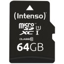 Intenso 64GB microSDXC Class10 UHS-I Professional +...