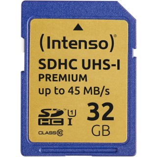 Intenso 32GB SDHC UHS-I Premium Secure Digital Card