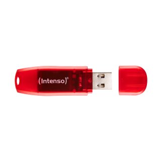 Intenso Speicherstick USB 2.0 Rainbow Line 128GB Rot