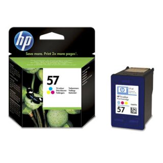 HP Tintenpatrone Nr. 57 C6657AE C/M/Y (ca. 500 Seiten)
