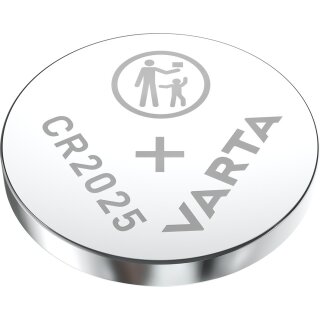 VARTA Lithium Coin, Knopfzellenbatterie, CR2025, 3V, 1Stk