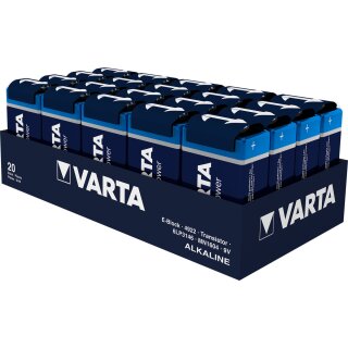 VARTA HIGH ENERGY Batterie E-Block (9V-Block) ohne Blister