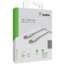 Belkin USB-C/USB-C Kabel PVC, 1m, wei&szlig;