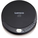 Lenco CD-010 CD Player/Discman mit Ladefunktion (Schwarz)
