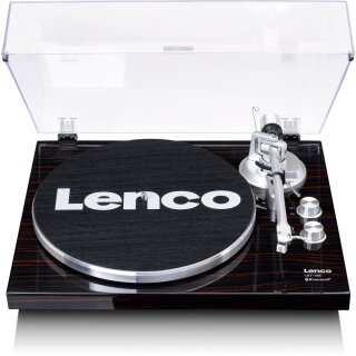 Lenco LBT-188 Bluetooth Plattenspieler mit USB (Walnuss)
