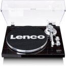Lenco LBT-188 Bluetooth Plattenspieler mit USB (Walnuss)