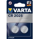 VARTA Knopfzellenbatterie Electronics CR2025 Lithium...